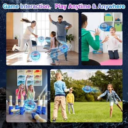 Flying Orb Ball Boomerang Toy – Hand Controlled LED Hover Spinner