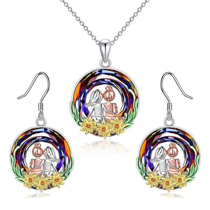 For Sister - S925 You will Always Have Me Crystal Necklace