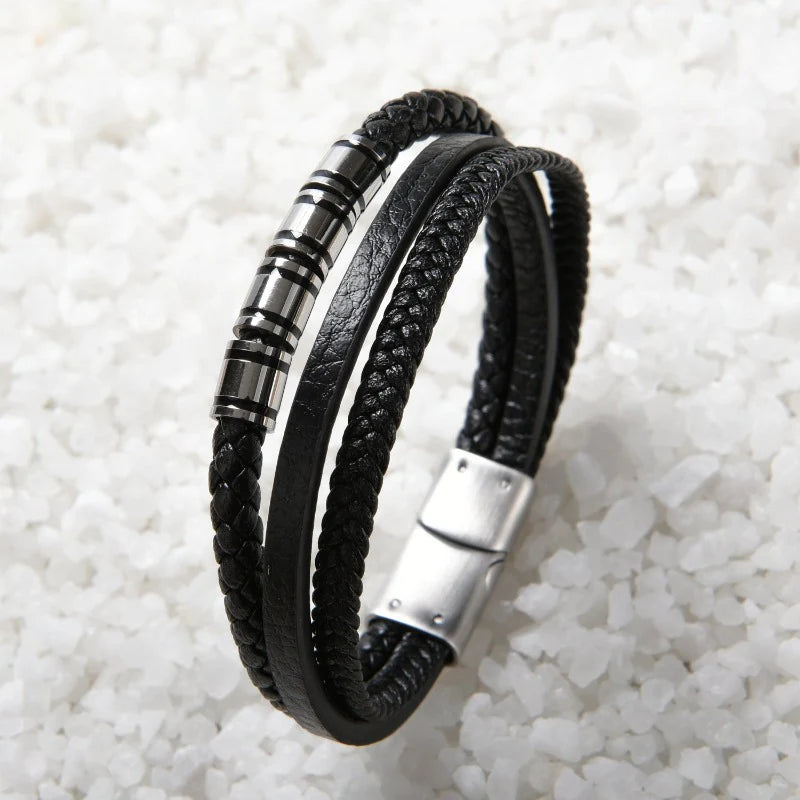 For Grandson - Be Strong, Be Brave, Be You, Be Badass Everyday Bracelet-37bracelet