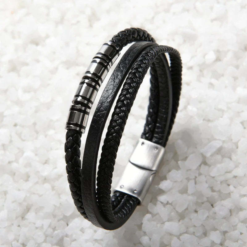 For Grandson - Be Strong, Be Brave, Be You, Be Badass Everyday Bracelet-37bracelet