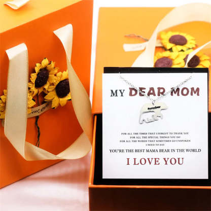 For Mom - Mama Bear Necklace