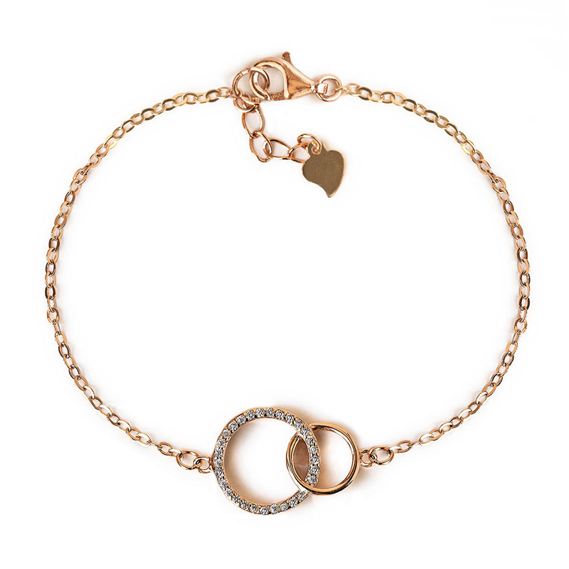 Grandmother & Granddaughter A Bond Like No Other Linked Circle Bracelet