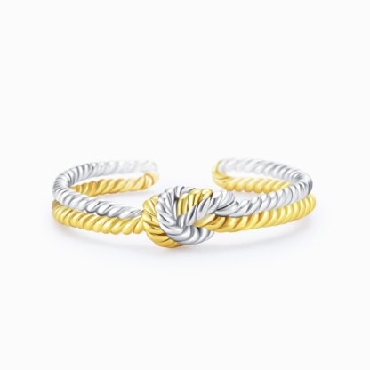 The Mother & Daughter Bond Is A Knot Tied By Angel's Hands Ring