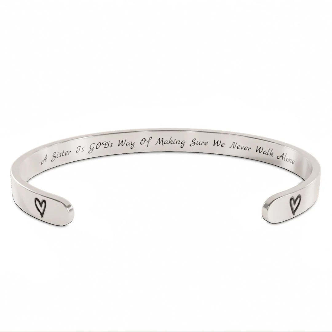 For Sister - A Sister Is God's Way Of Making Sure We Are Not Alone Bracelet