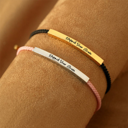 Unf❤ck Your Brain Shoelace Bracelet