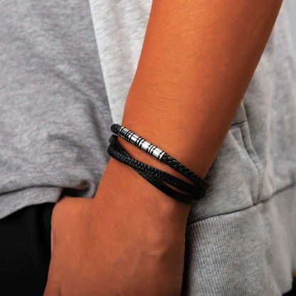 For Grandson - Be Strong Be Brave Be You Be Badass Bracelet-37bracelet