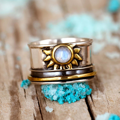 For Daughter - I Will Always Be With You Sunburst Ring