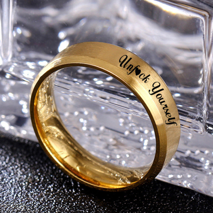 Unfuck Yourself Wide-Band Ring