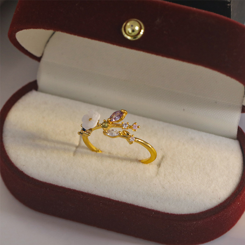 Grandmother & Granddaughter A Link That Can Never Be Undone White Peach Ring