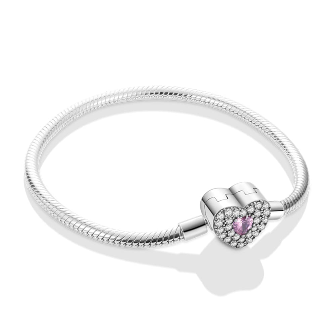 For Daughter-in-Law - S925 You Are Also My Daughter-in-heart Love Heart Bracelet