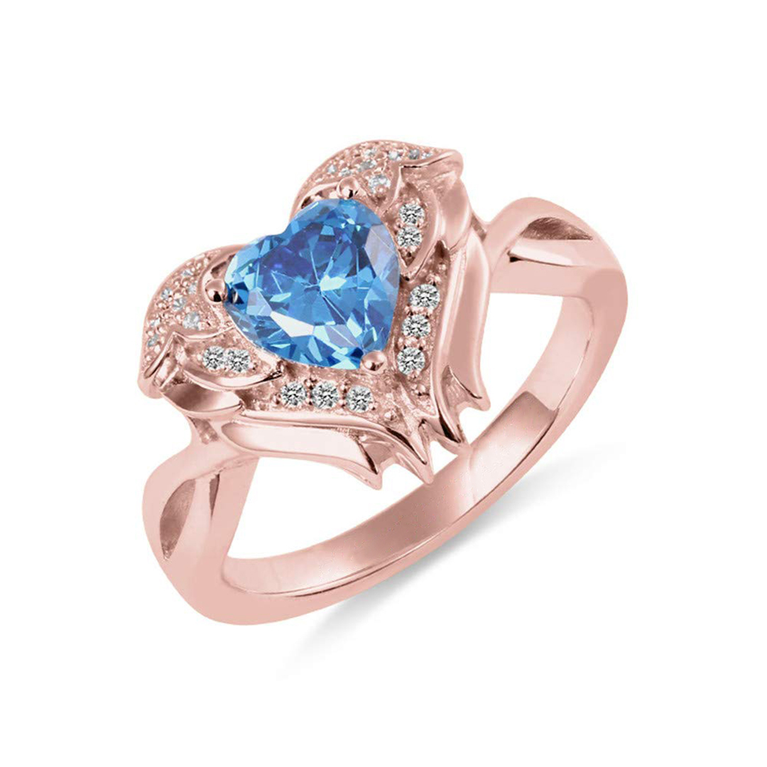 For Memorial - S925 Until We Meet Again Heart Wing Ring