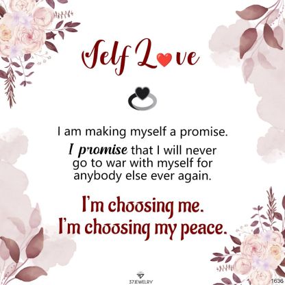 For Self - S925 Choose My Peace Interlocking Circle Necklace