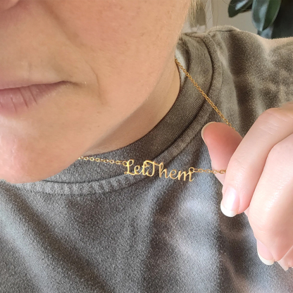 Let Them Cut Necklace