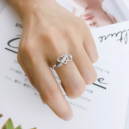 For Daughter-in-Law - You Are Also My Daughter-in-Heart Infinity Heart Ring