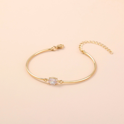 For Daughter-In-Heart - You Are More Than Just A Daughter-In-Law You Are Also My Daughter-In-Heart Diamond Heart Bracelet