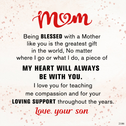 For Mother-S925 My Heart Will Always Be With You Necklace