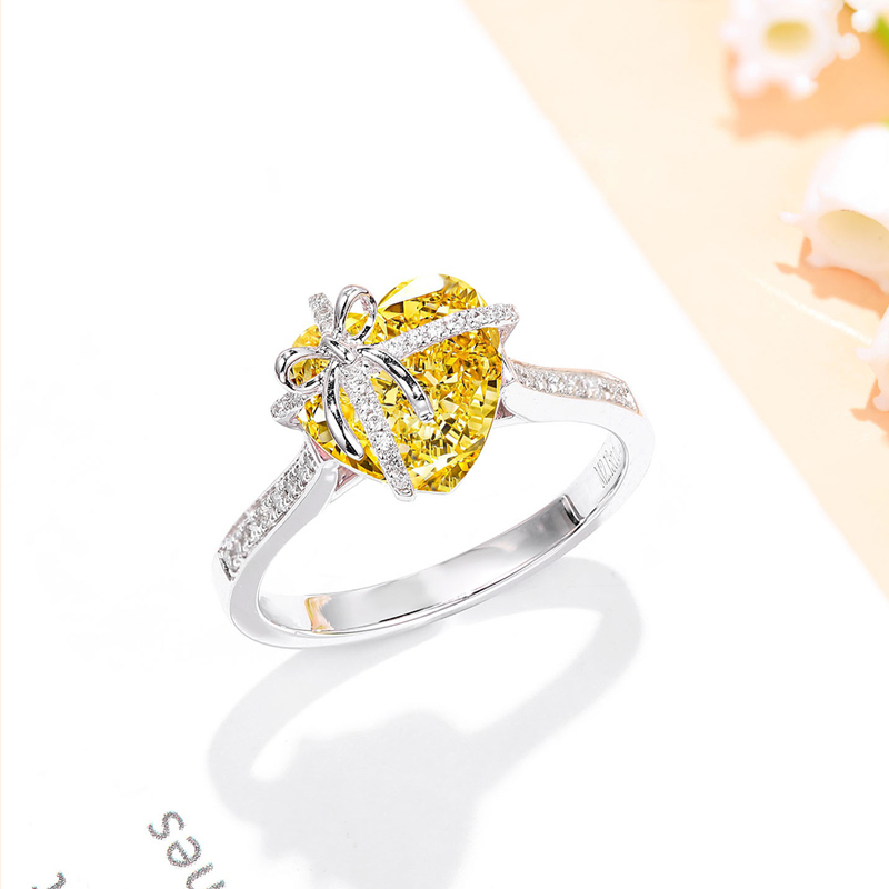 For Bonus Daughter -  I May Not Have Given You The Gift Of Life But Life Gave Me The Gift Of You Crystal Heart Ring