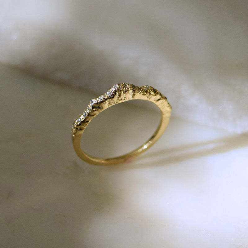 S925 Keep Climbing Mountain Ring