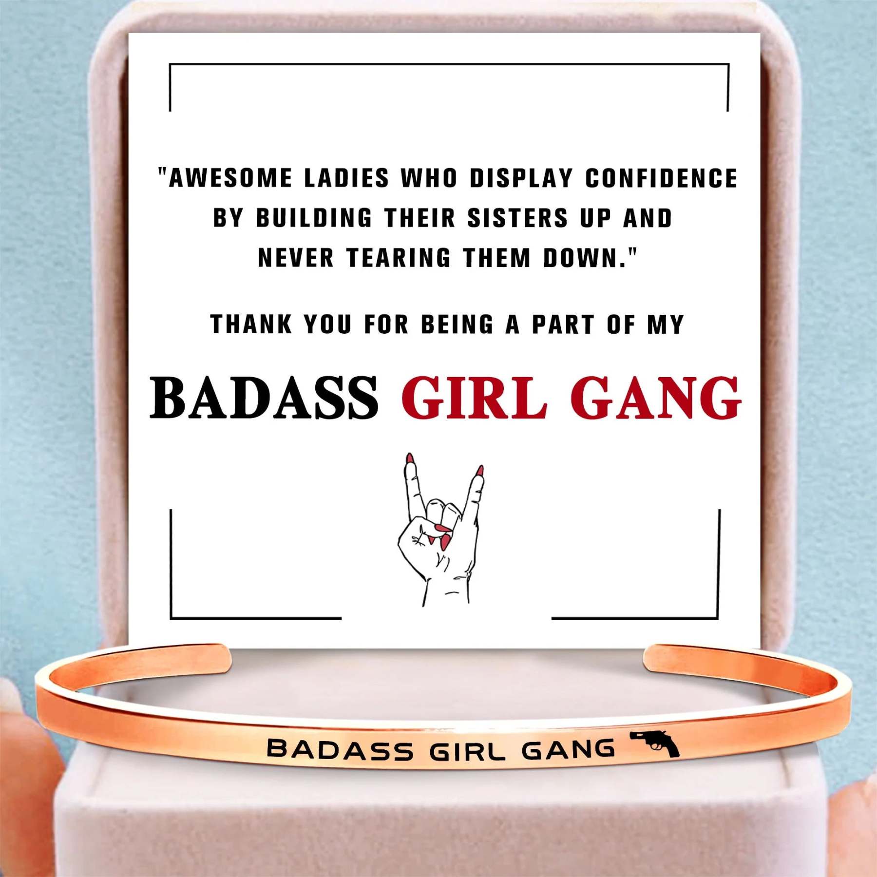 For Friends - Badass Girl Gang Bracelet-37bracelet