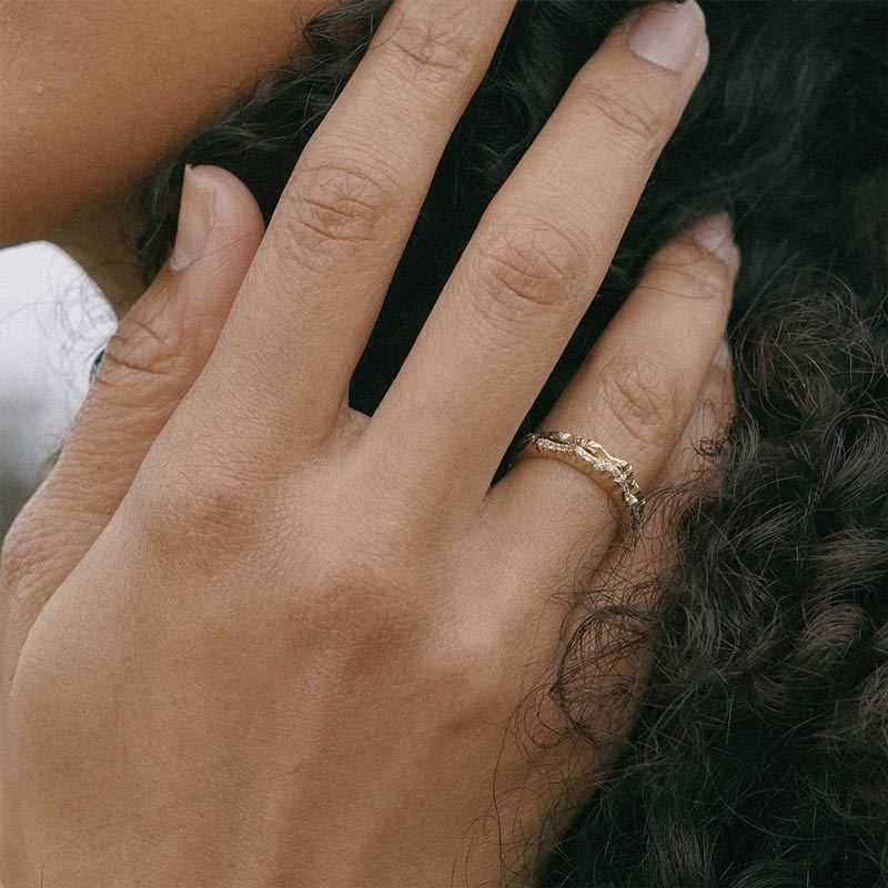 S925 Keep Climbing Mountain Ring