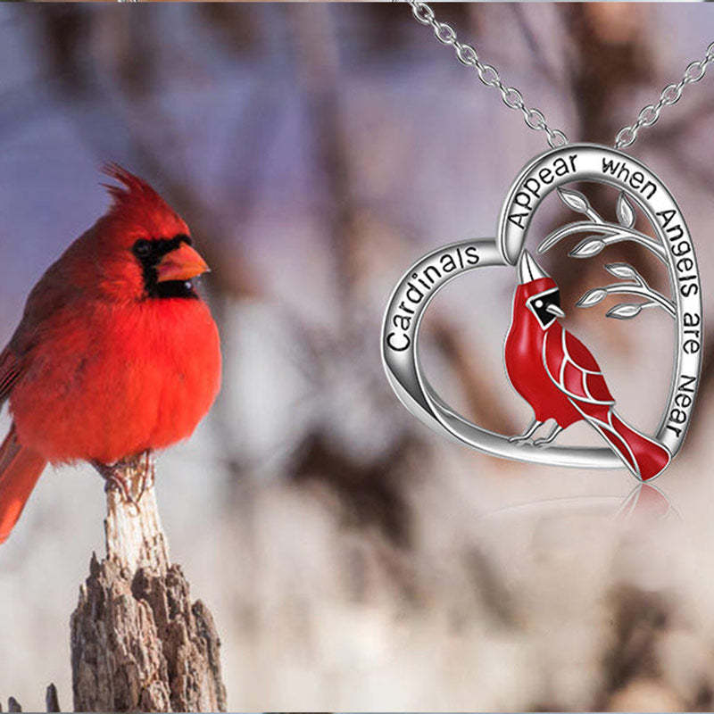 For Memorial - I Am Always With You Cardinals Memorial Necklace