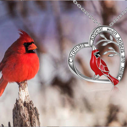 For Memorial - I Am Always With You Cardinals Memorial Necklace