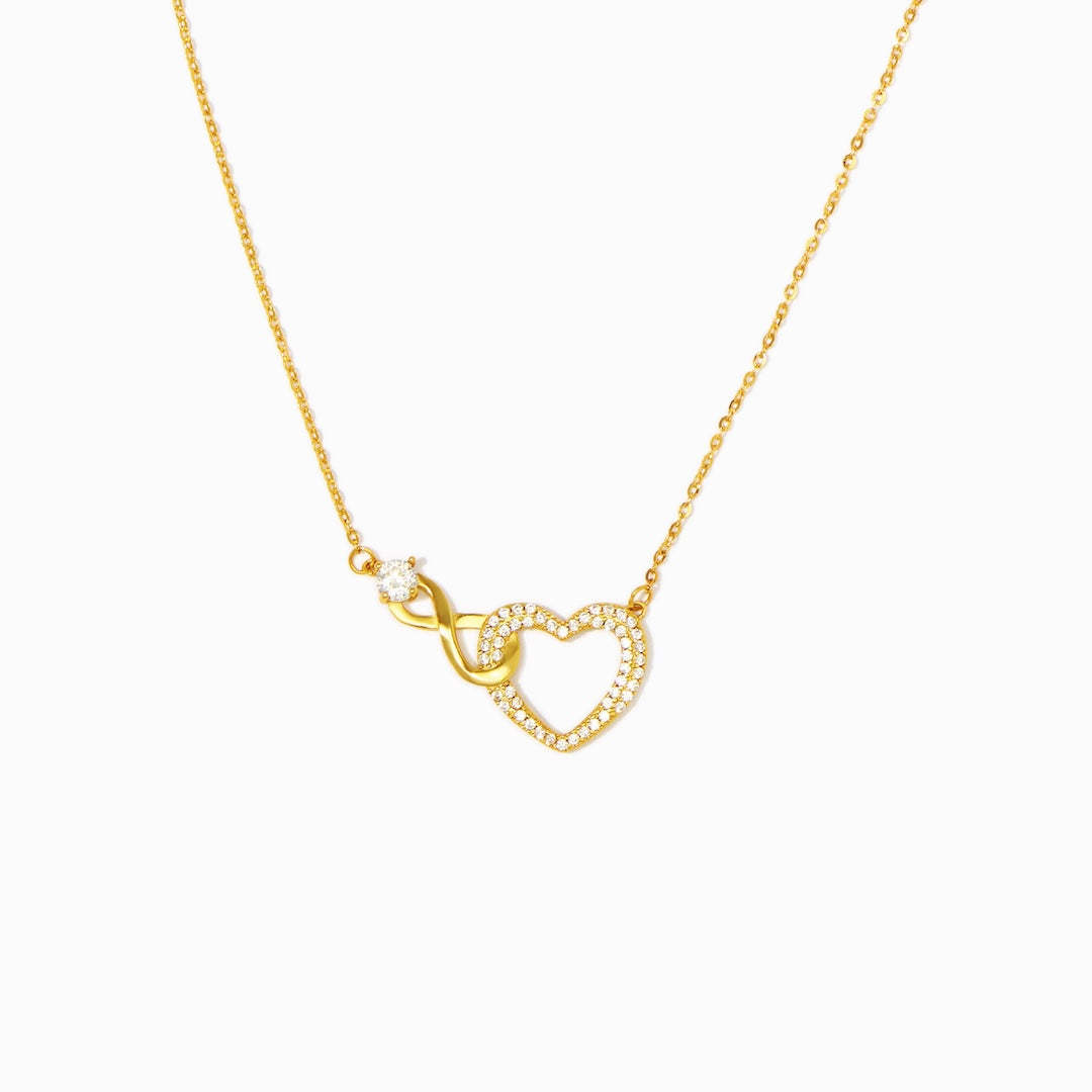 For Daughter - S925 You Will be One of The Most Beautiful Chapters of My Life Infinity Heart Necklace
