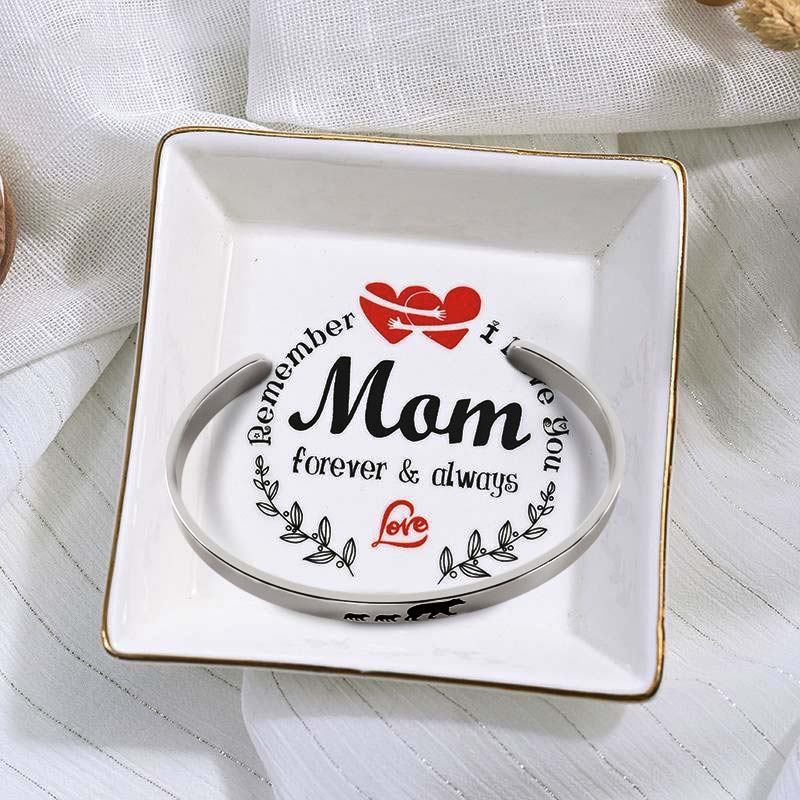 For Mom - Mama Bear Cuff Bracelet