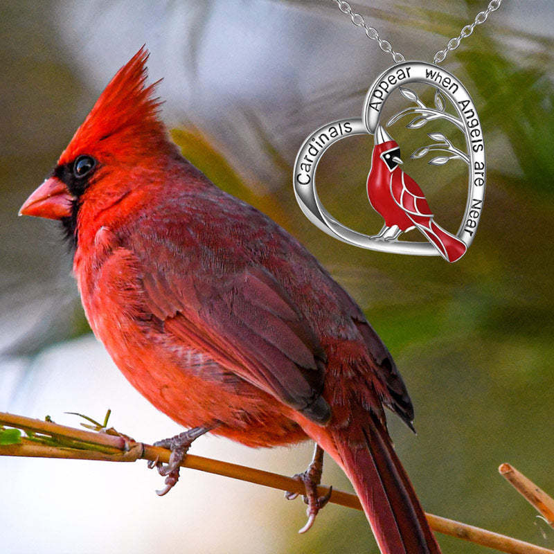 For Memorial - I Am Always With You Cardinals Memorial Necklace