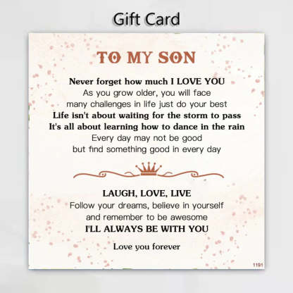 For Son - Laugh, Love, Live Vintage Bracelet