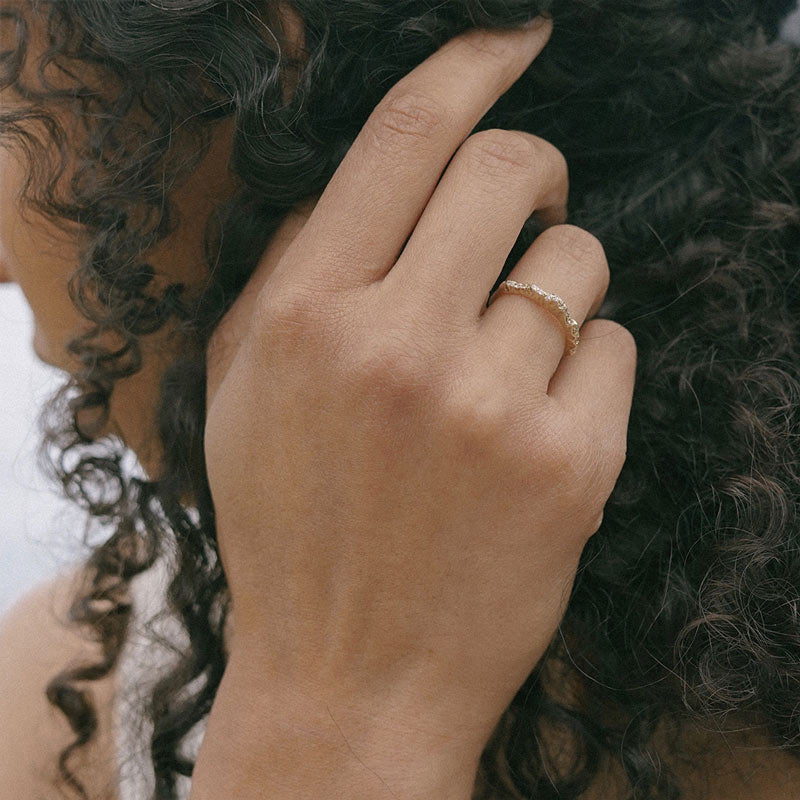 S925 Keep Climbing Mountain Ring