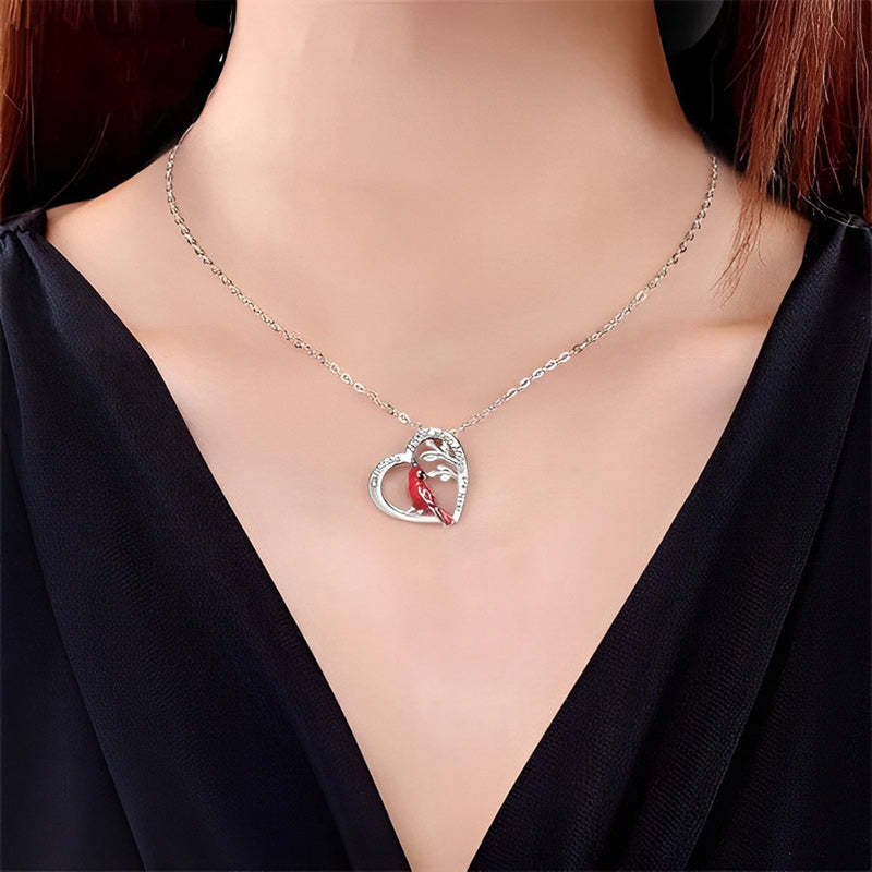 For Memorial - I Am Always With You Cardinals Memorial Necklace