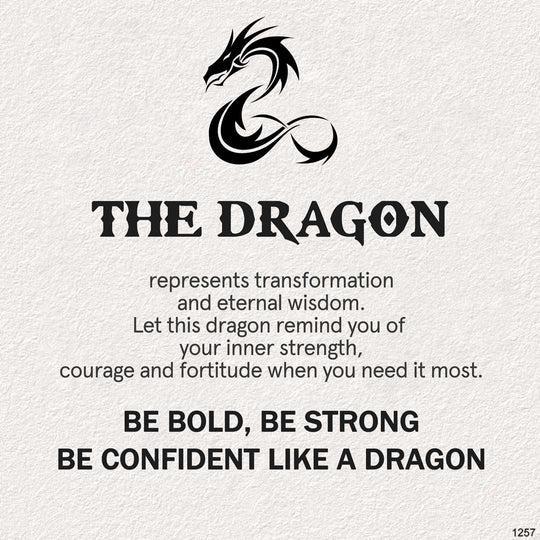 For Anyone - Be Bold, Be Strong, Be Confident Dragon Adjustable Ring-37bracelet