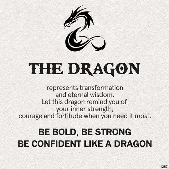 For Anyone - Be Bold, Be Strong, Be Confident Dragon Adjustable Ring-37bracelet