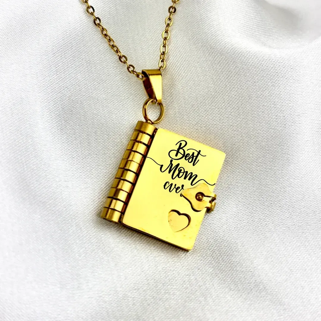 For Mom - Incredible Mom Book Necklace