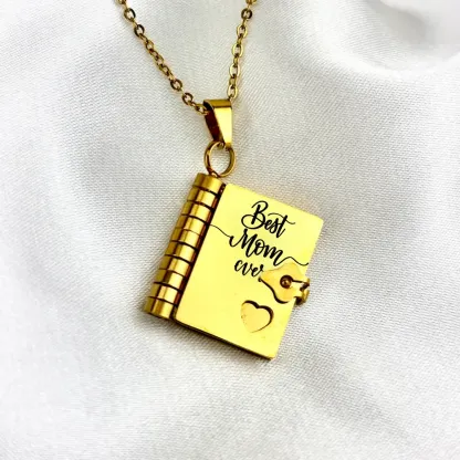 For Mom - Incredible Mom Book Necklace
