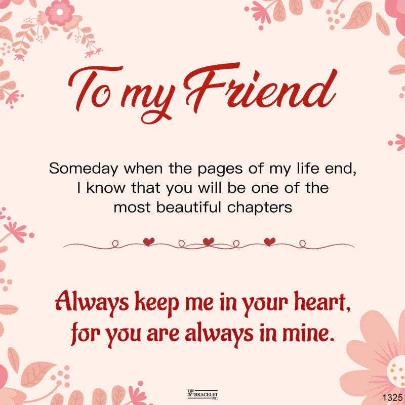 You Are Always In My Heart Beads Bracelet