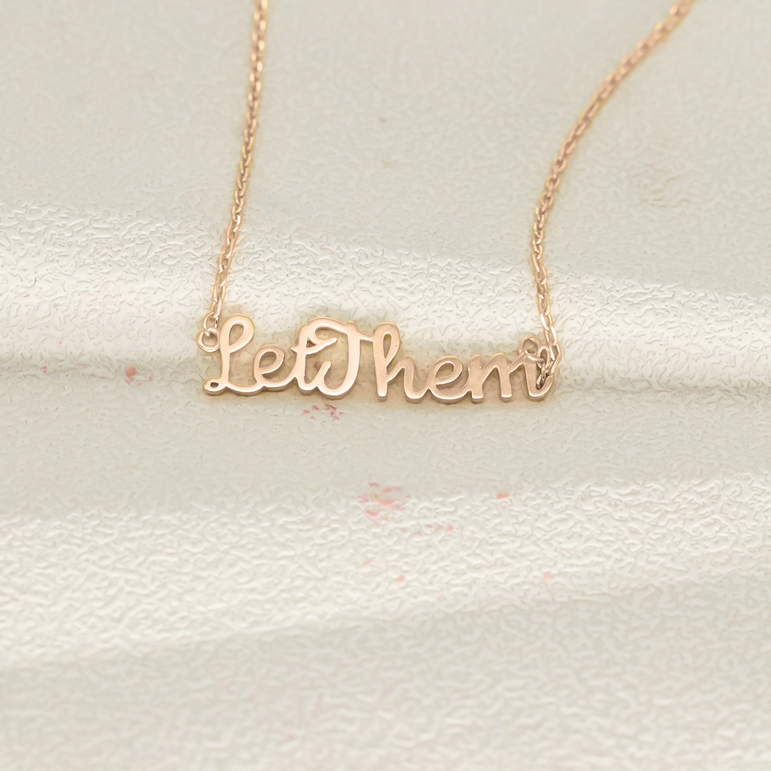 Let Them Cut Necklace