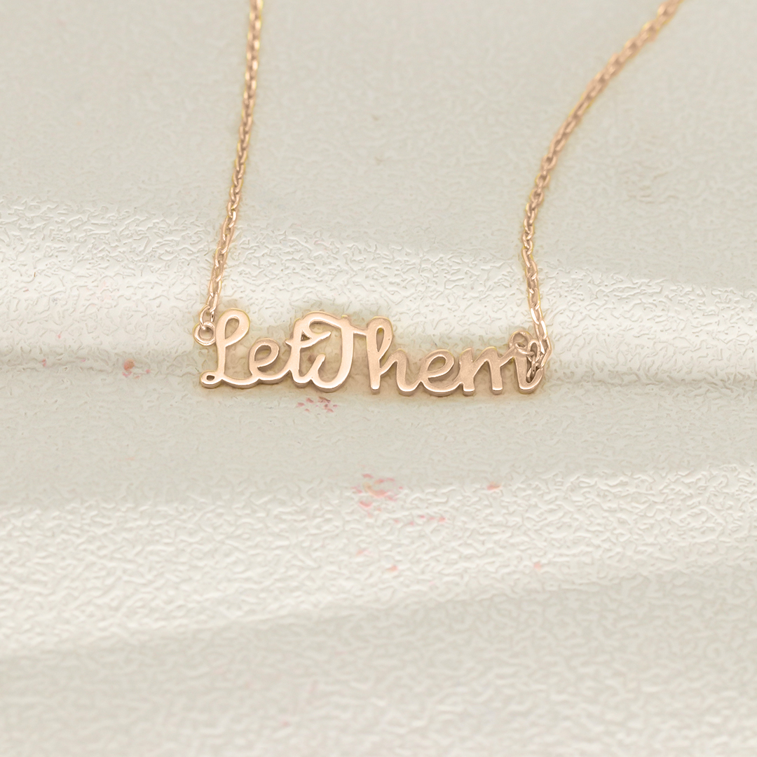 Let Them Cut Necklace