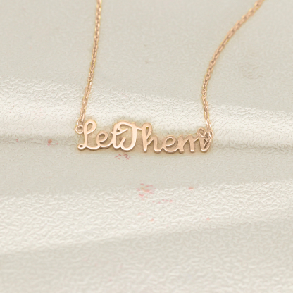 Let Them Cut Necklace