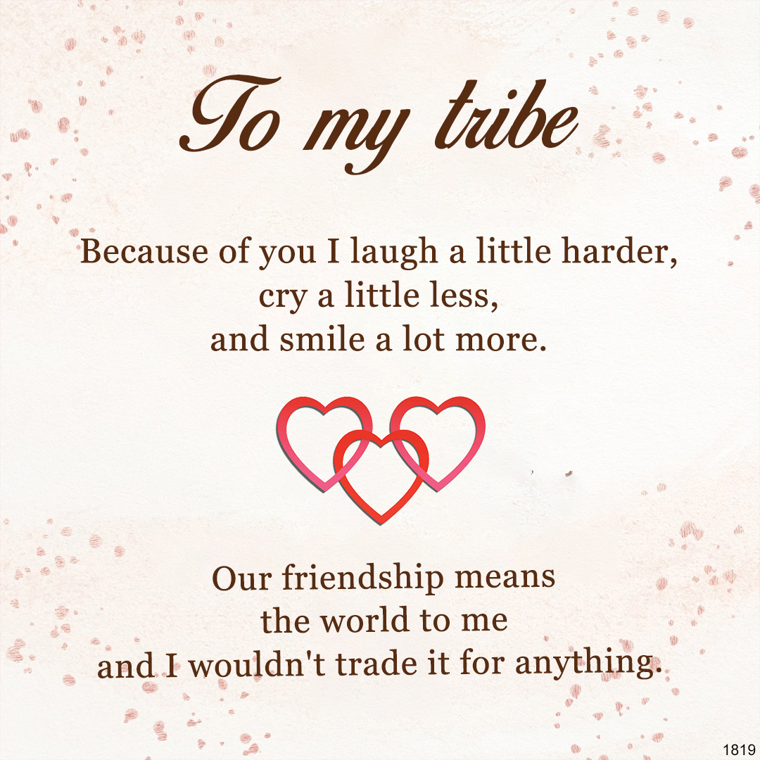 For Friend - Our Friendship Means the World to Me Heart to Heart String Bracelet