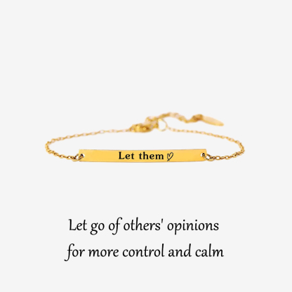 Let Them Bar Bracelet