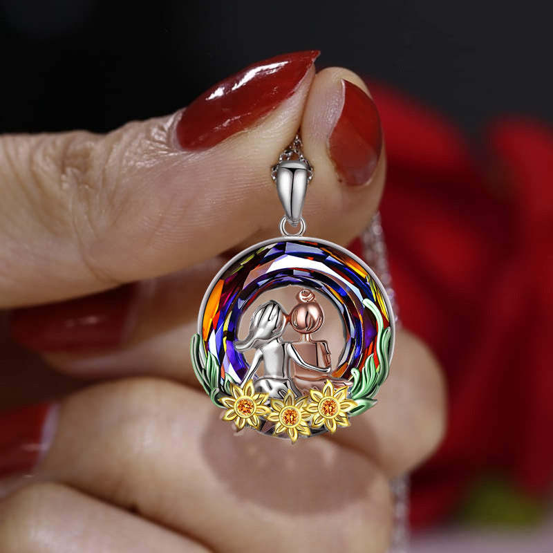 For Sister - S925 You will Always Have Me Crystal Necklace