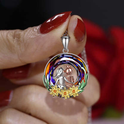 For Sister - S925 You will Always Have Me Crystal Necklace