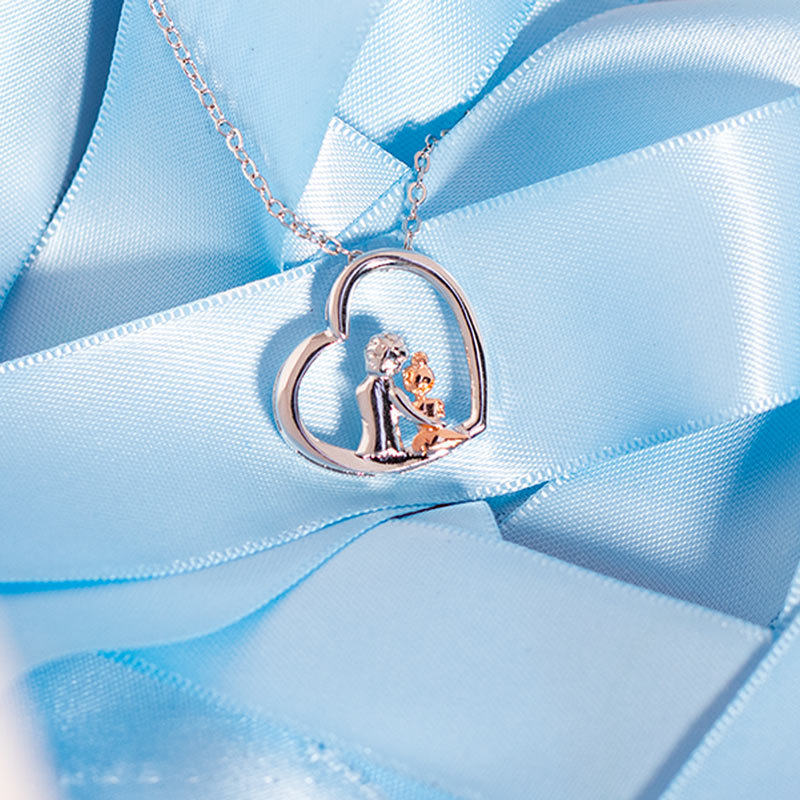 For Granddaughter - S925 I Will Always Love you Love Grandparents and Grandchildren Necklace