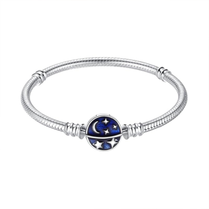 For Granddaughter/Daughter - You Are The Most SPECIAL STAR In The Universe Blue Planet Beaded Bracelet