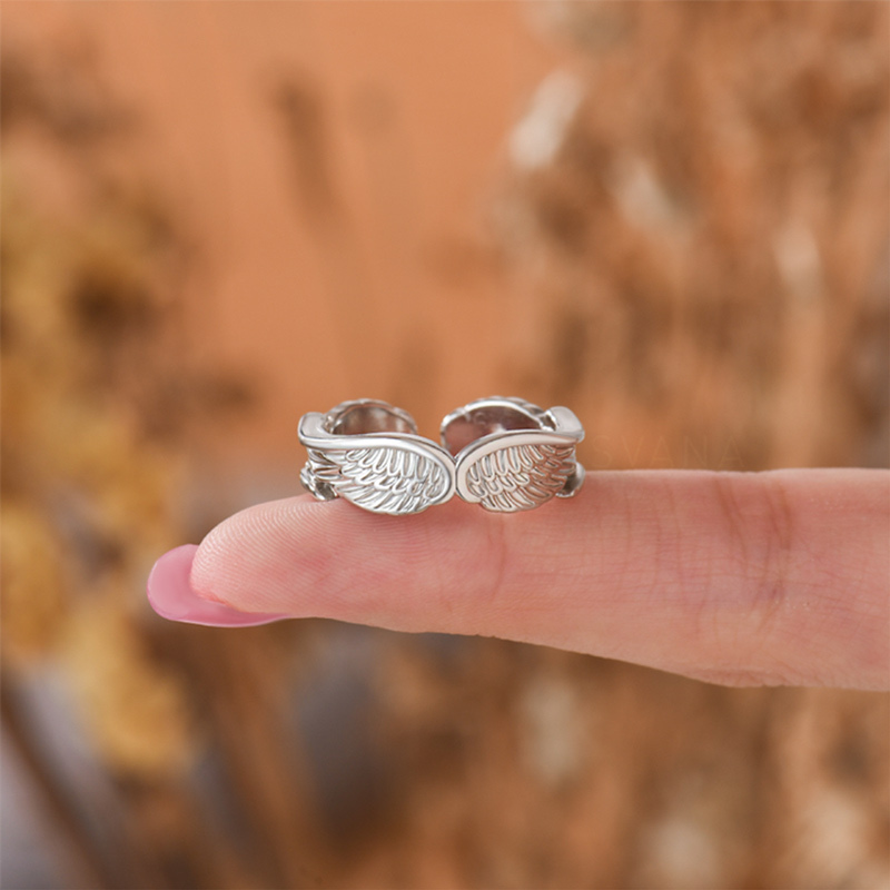 For Memorial - Until We Meet Again Wing Ring