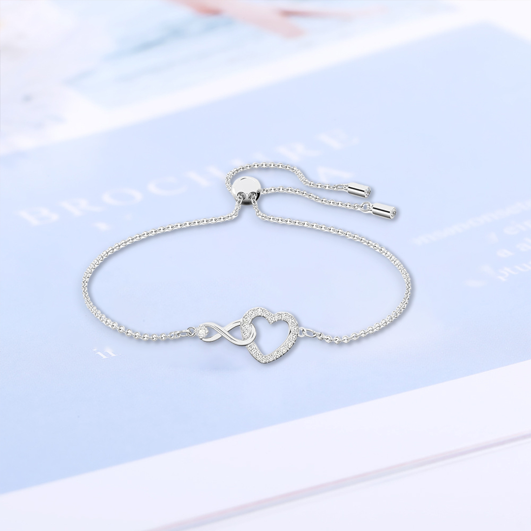 For Grandaughter/Daughter - S925 I’ll Always Be With You Infinite Love Bracelet