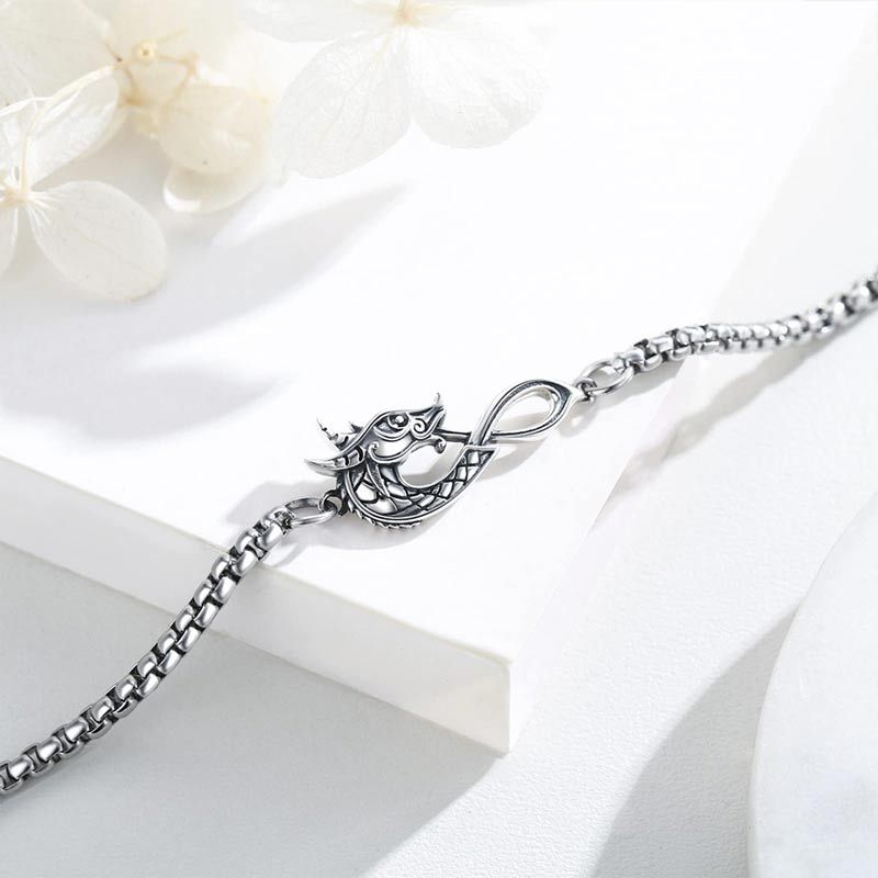 For Daughter - Infinity Dragon Bracelet