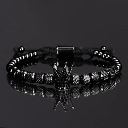 For Husband - I Love You, Forever And Always Crown Bracelet
